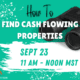 How to Find Cash Flowing Properties