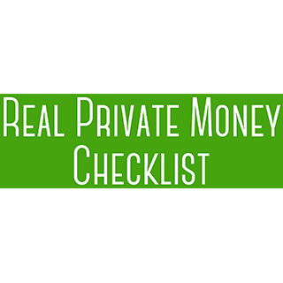 Real Private Money Checklist